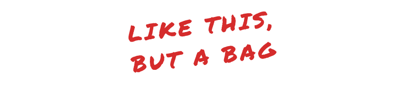 LIKE THIS, BUT A BAG